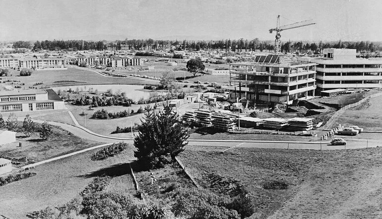 Image: J Block and Chapel Lake