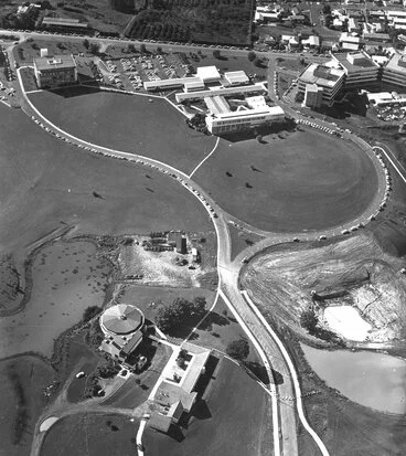 Image: Chapel Lake taking shape, 1972
