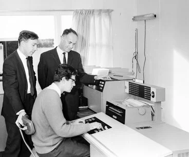 Image: Programming the first computer, 1969