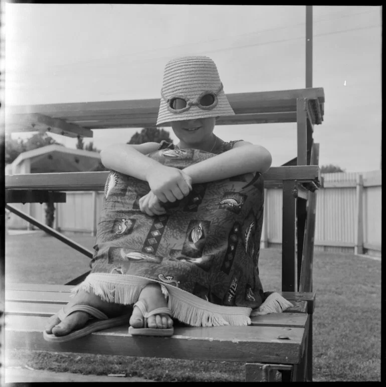 Image: Guess Who. Girl with hat