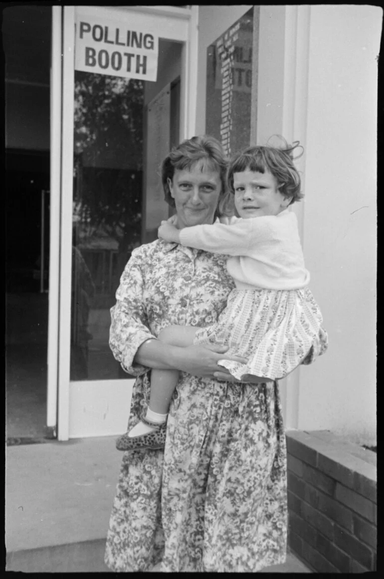 Image: Voting for Parliament. Te Puke, Mrs S.M. Tyler