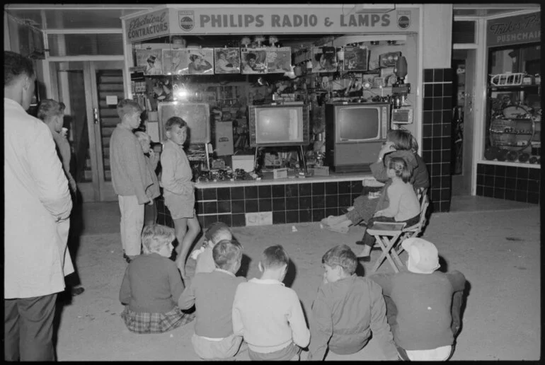 Image: Television in NZ during 1960s