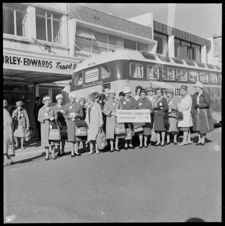 Image: Tauranga Garden Club leaving for Australian tour.
