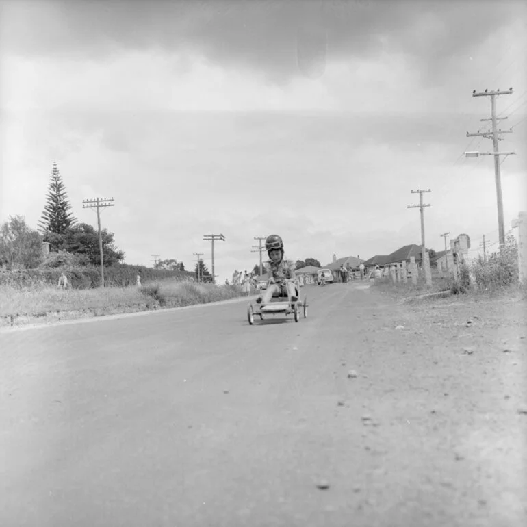 Image: Trolley derby, 1960