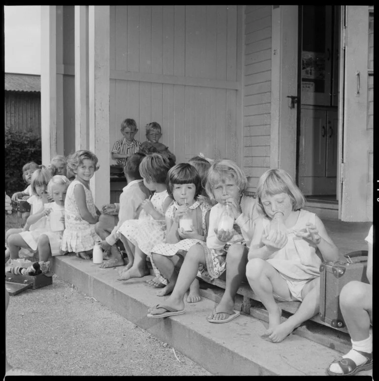 Image: School milk at Tauranga School for last time