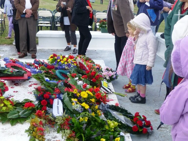 Image: Anzac Day, Mount Maunganui (2012)