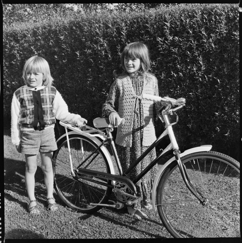Image: Michelle Baker with new bicycle