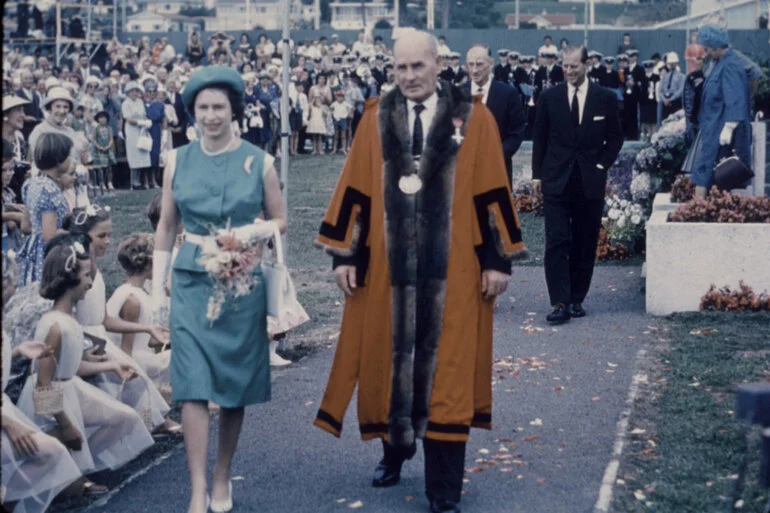 Image: Royal Visit, Tauranga, 1963