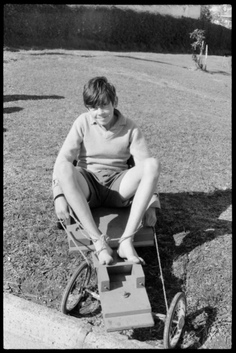 Image: Greerton Speedsters: Orange Festival trolley derby. Michael Coster