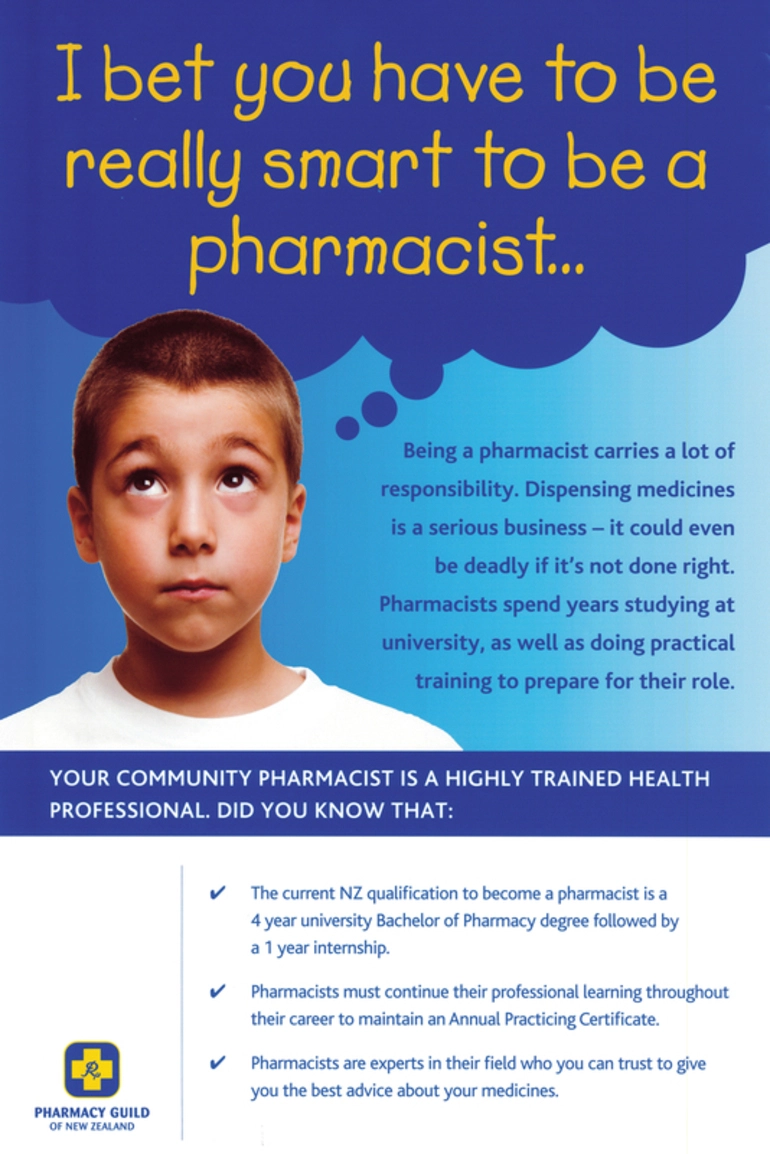 Image: I bet you have to be really smart to be a pharmacist...