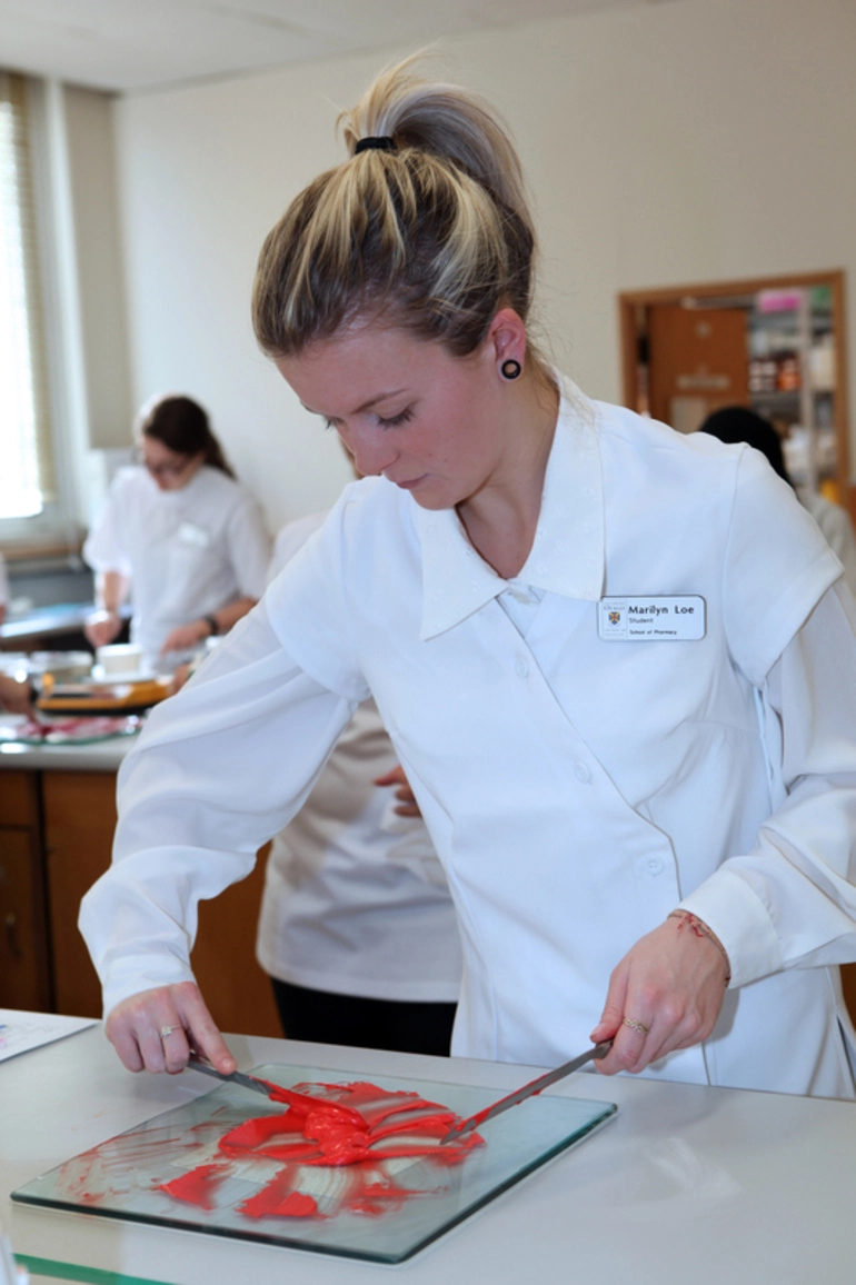 Image: 2nd year pharmacy student