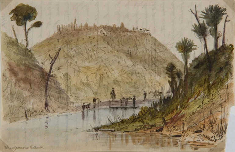 Image: Whangamarino Redoubt.