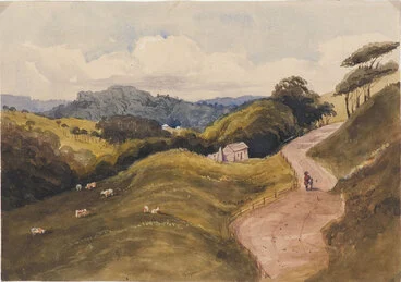 On the Porirua Road, near Crofton. Image: On the Porirua Road, near Crofton.