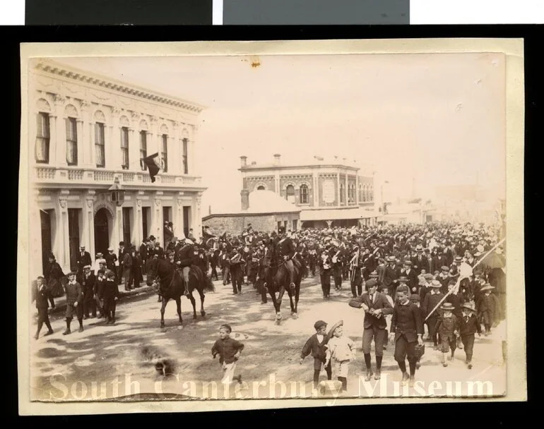 Image: Imperial Indian Contingent at Timaru, 4 March 1901
