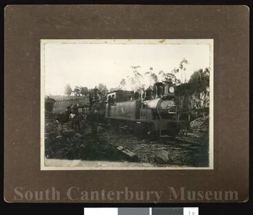 Image: [Locomotive, Kings Quarries, Timaru]