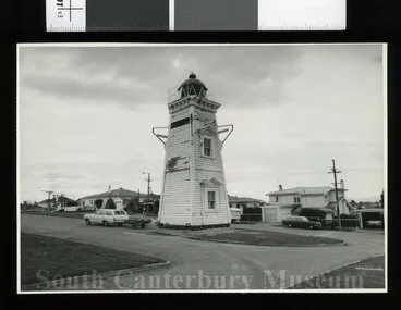 Image: [Timaru's relocated lighthouse]