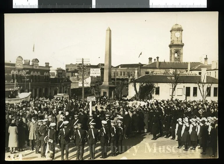 Image: [Memorial service, 50th anniversary of the Benvenue wreck, 1932]