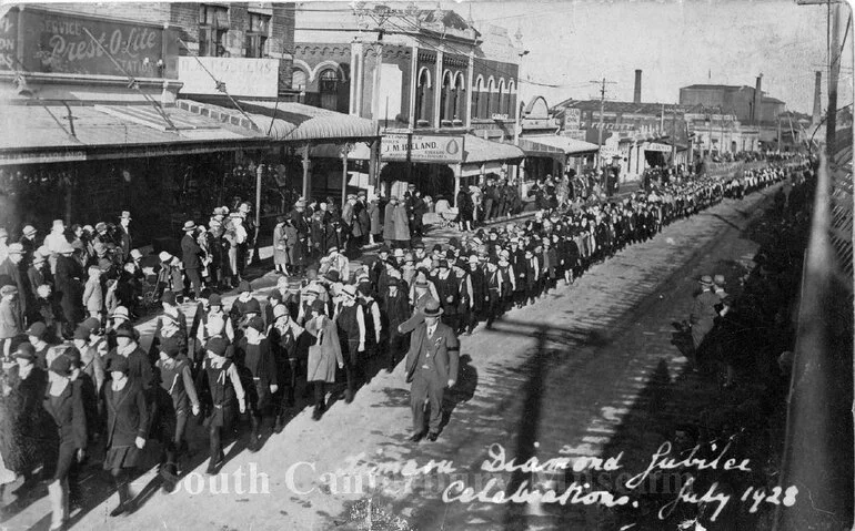 Image: Timaru Diamond Jubilee Celebrations, July 1928