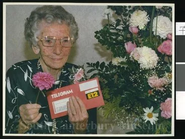 Image: Esther O'Kane, 100th birthday
