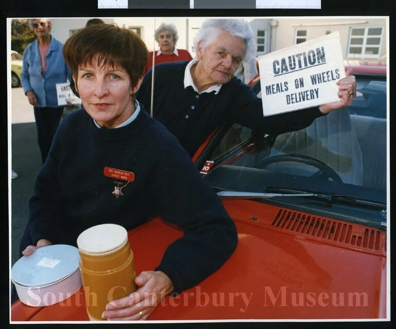 Image: Maureen West and Marj Feely