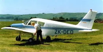 Piper Cherokee ZK-DED of Wairarapa and Ruahine Aero Club : digital photograph Image: Piper Cherokee ZK-DED of Wairarapa and Ruahine Aero Club : digital photograph