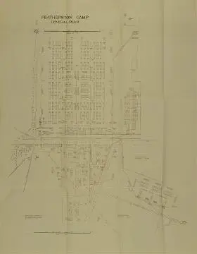 Featherston Camp, general plan : digital plan Image: Featherston Camp, general plan : digital plan