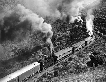 Train on Rimutaka Incline : digital image Image: Train on Rimutaka Incline : digital image