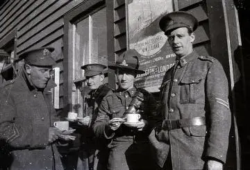 Soldiers at Kaitoke Station : digital image Image: Soldiers at Kaitoke Station : digital image