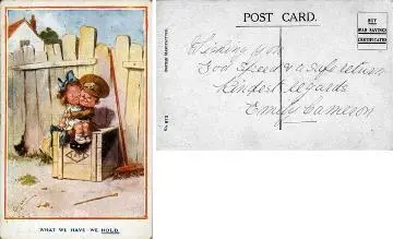 Postcard sent by Emily Cameron : digital image Image: Postcard sent by Emily Cameron : digital image