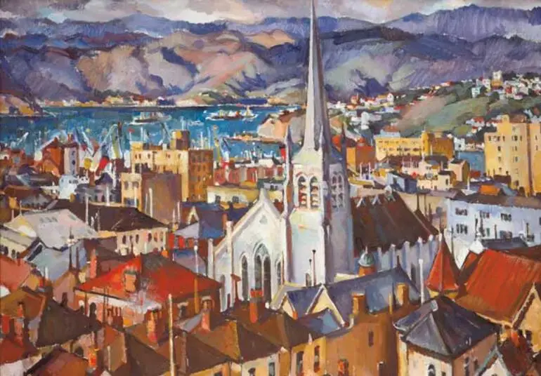 Image: 'St Peter's Church and Wellington'