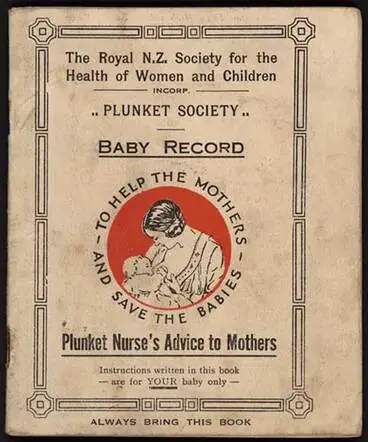 Image: Plunket baby record, 1937