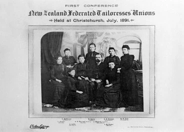 Image: Tailoresses’ Union conference, 1891