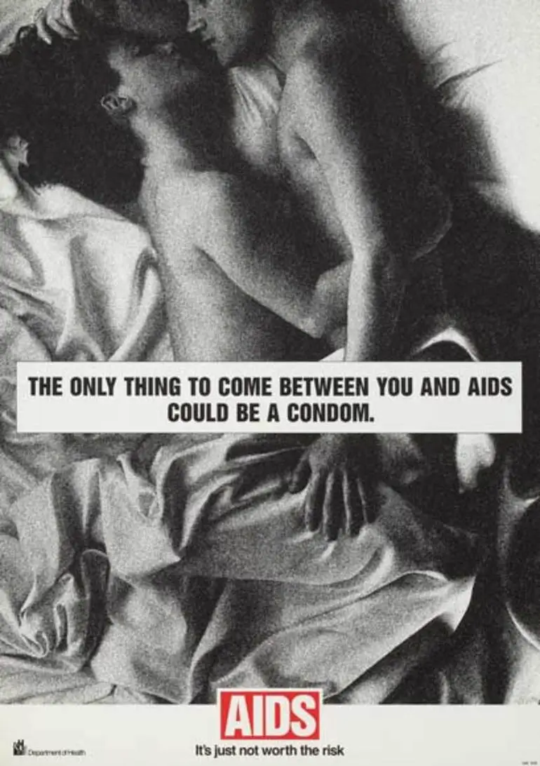 Image: Safer sex poster, 1988