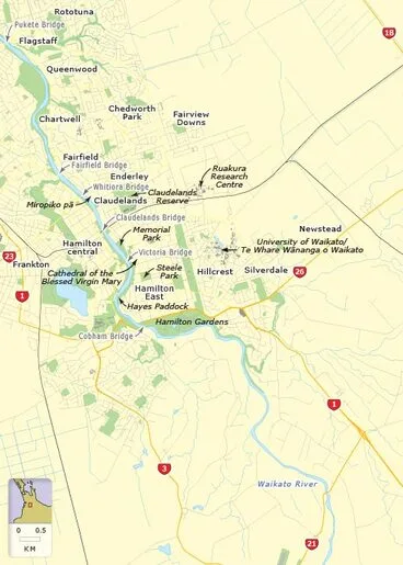 Hamilton east of the river Image: Hamilton east of the river