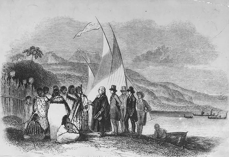 Image: Samuel Marsden, Rangihoua, 1814