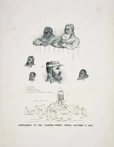 Image: Trial of Te Whiti