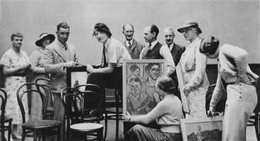 Image: A 1936 photograph of The Group, an association of artists formed in reaction to the conservative art establishment