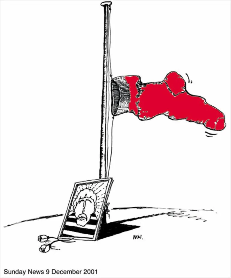 Image: Cartoon tribute