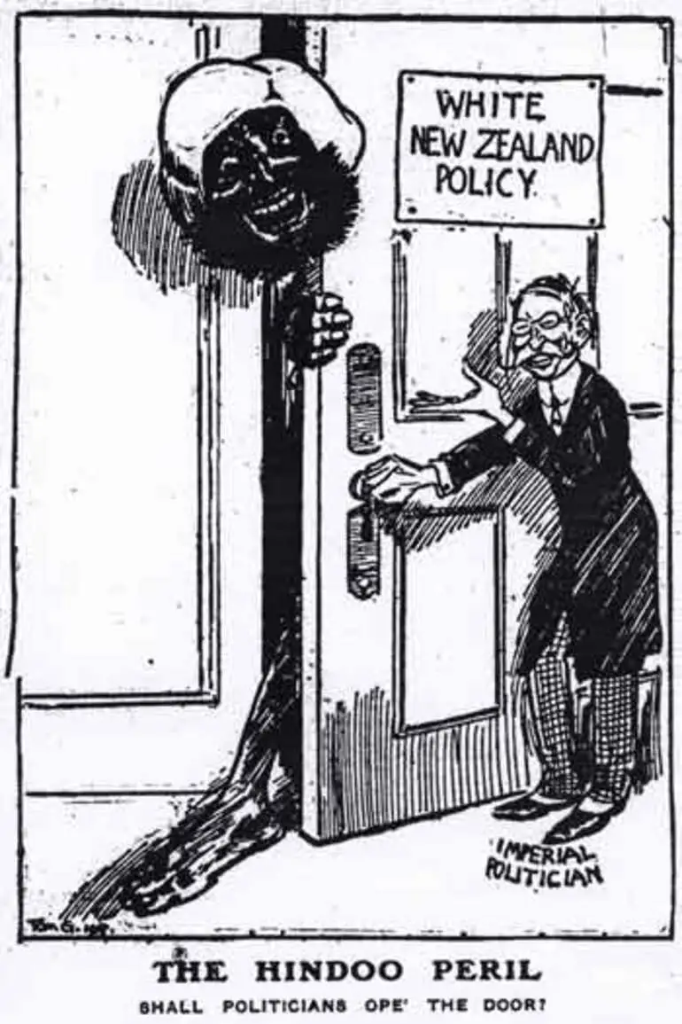 Image: Anti-Indian cartoon