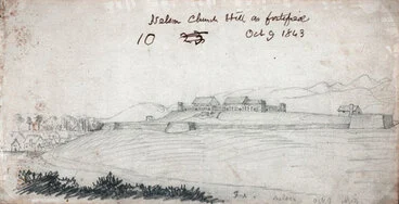 Image: Church Hill fort, October 1843