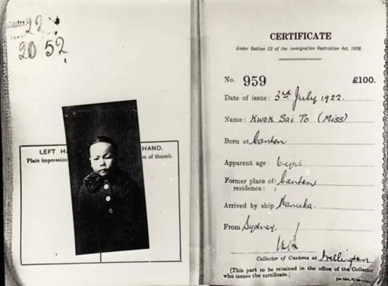 Image: Poll tax certificate