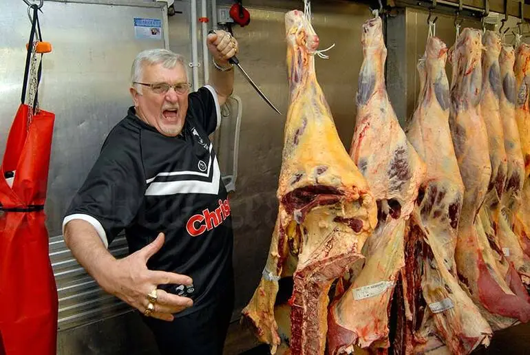 Image: Peter Leitch, the 'Mad Butcher'