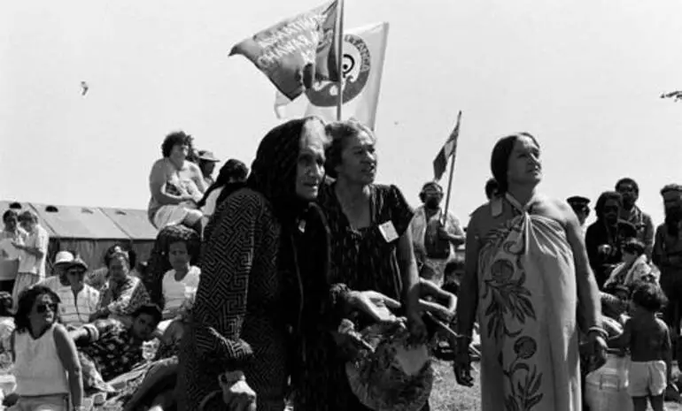 Image: Wāhine toa: Whina Cooper, Eva Rickard and Titewhai Harawira