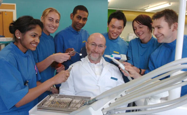 Image: Dentists in training, Otago School of Dentistry, 2007