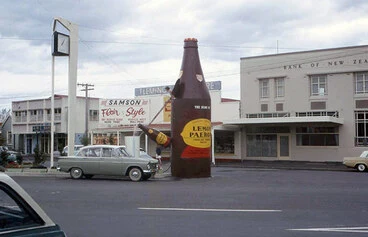 Image: Paeroa: L&P bottle, 1968