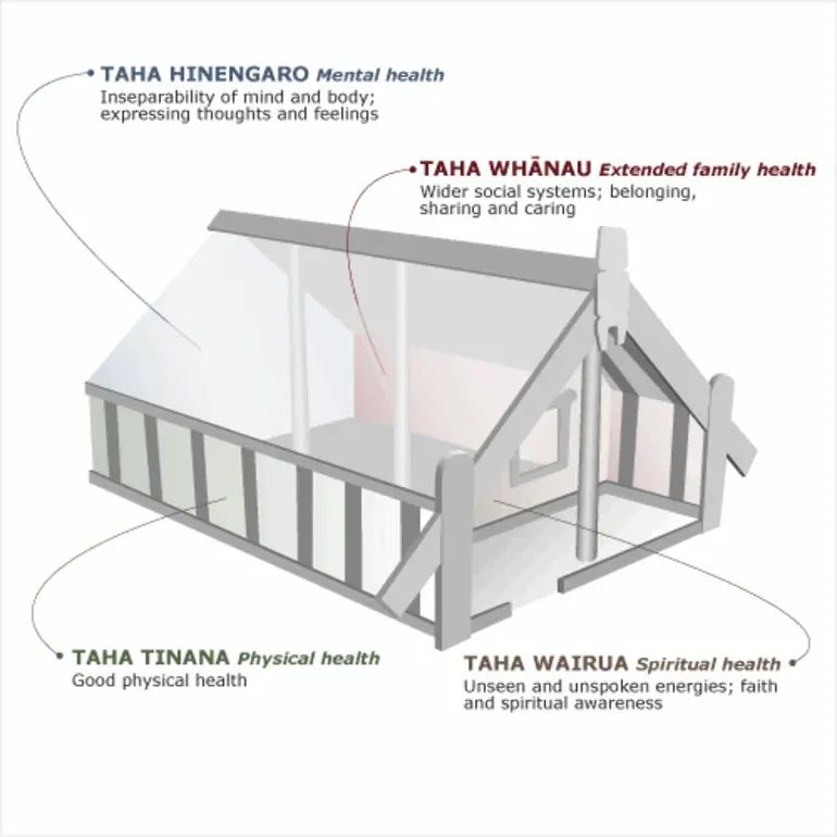 Image: Māori health: te whare tapa whā model