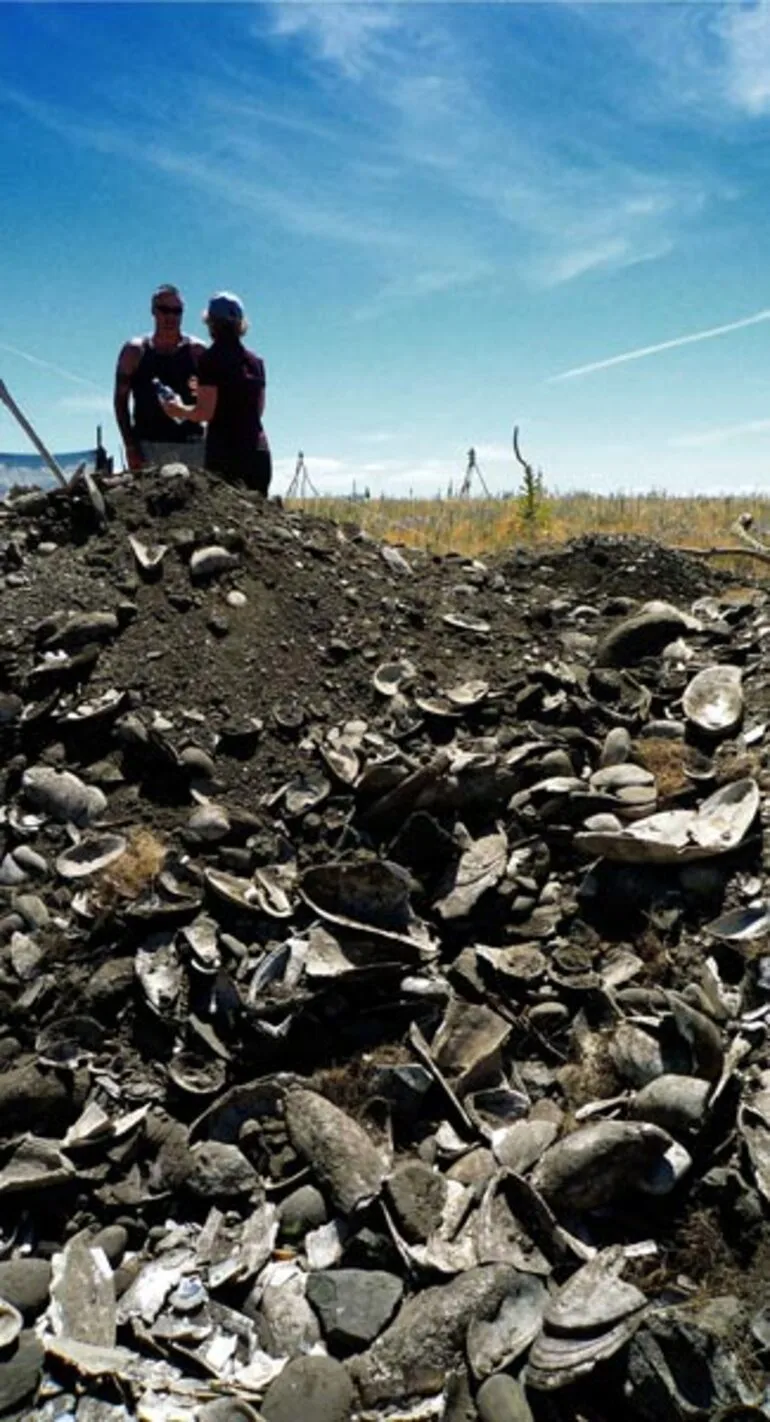 Image: Wairau Bar: ancient rubbish dump