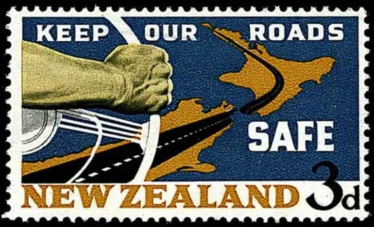 Image: Road-safety stamp