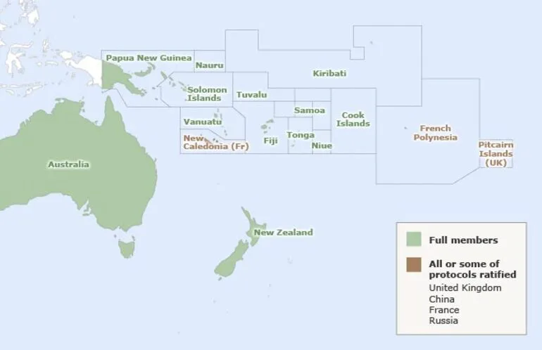 Image: South Pacific Nuclear-Free Zone Treaty