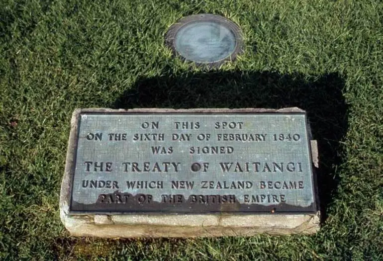 Image: Plaque, Waitangi